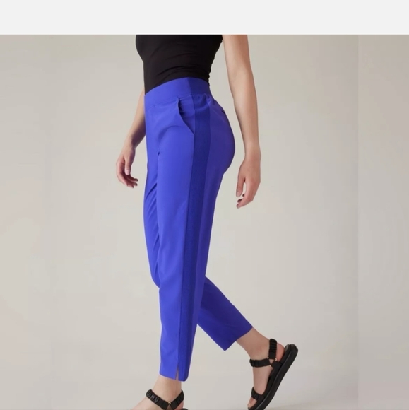 ATHLETA Brooklyn Lined Pant - Noble Blue -8 🆕